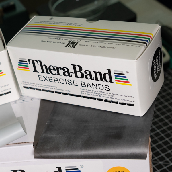 Theraband Gold 2 Layer Tapered Slingbow Bands With Quick Release And Arrow Nock 