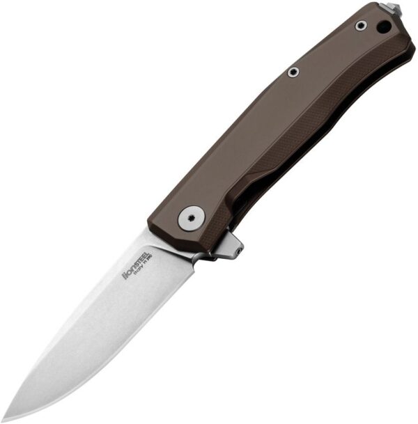 Myto Framelock Aluminum Brown Pic 1